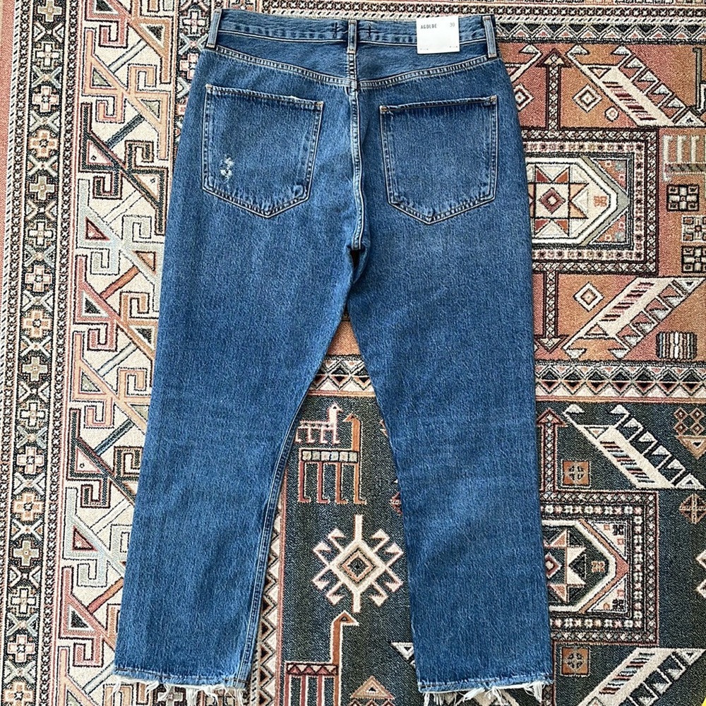AGOLDE Riley High Rise Straight Crop Jeans - Picture 9 of 11